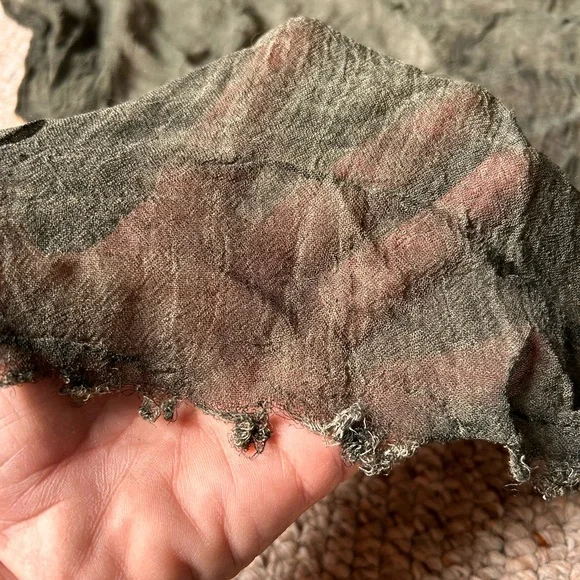 Chic Olive Green Large Scarf or Wrap - Picture 2 of 5